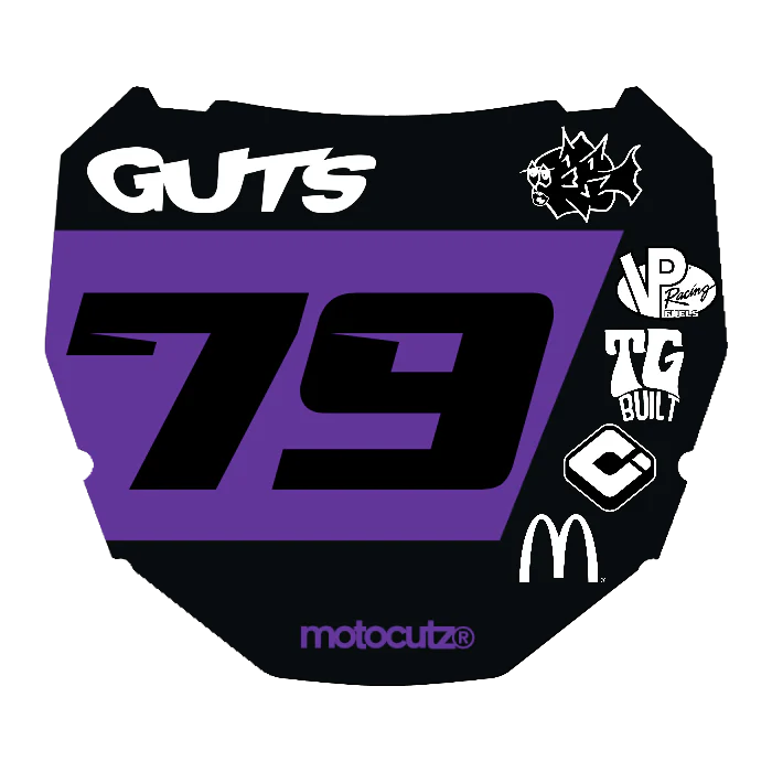 CUSTOM ODI NUMBER PLATE DECAL