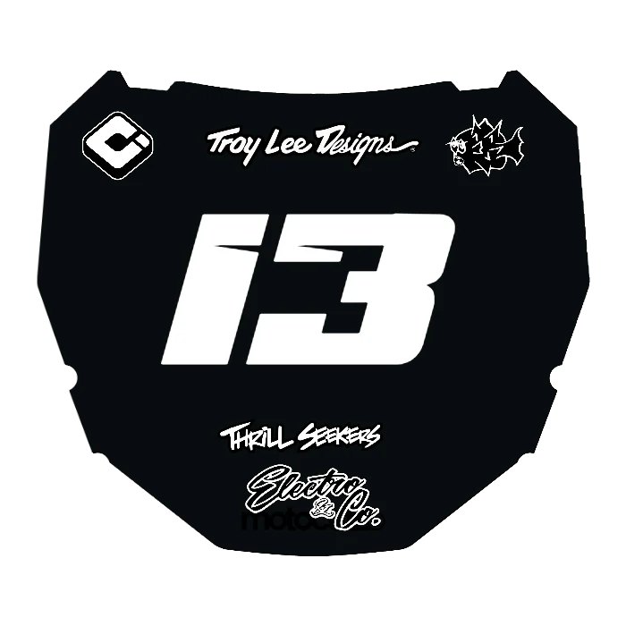 CUSTOM ODI NUMBER PLATE DECAL