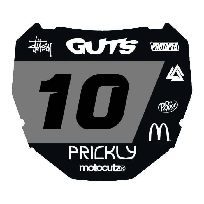CUSTOM ODI NUMBER PLATE DECAL