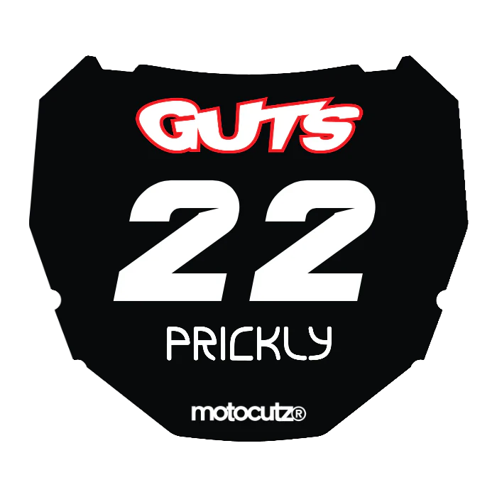 CUSTOM ODI NUMBER PLATE DECAL