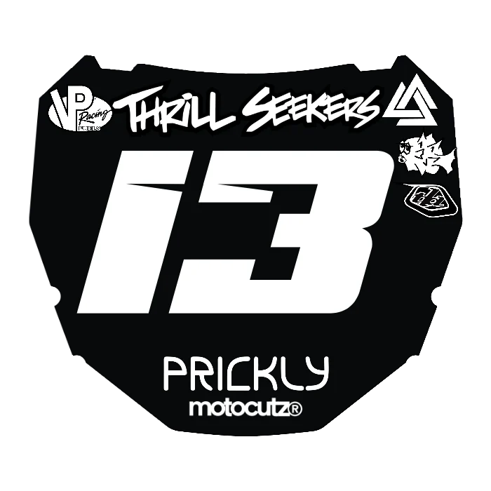 CUSTOM ODI NUMBER PLATE DECAL