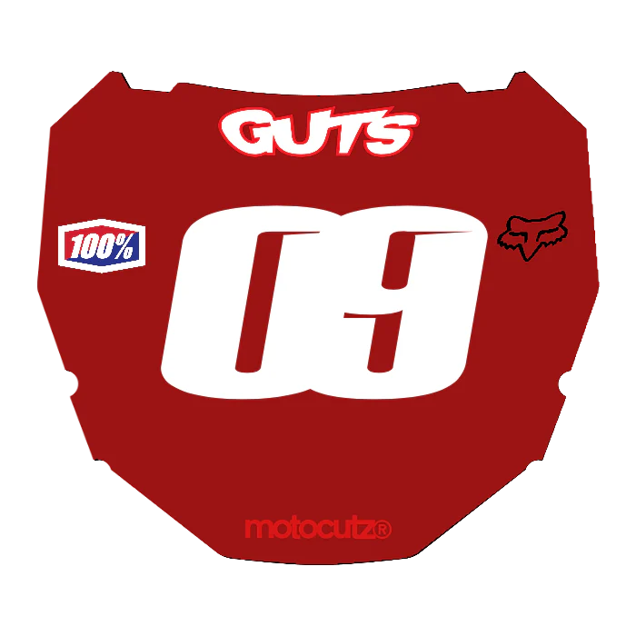 CUSTOM ODI NUMBER PLATE DECAL