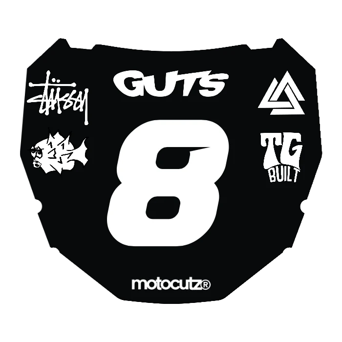 CUSTOM ODI NUMBER PLATE DECAL