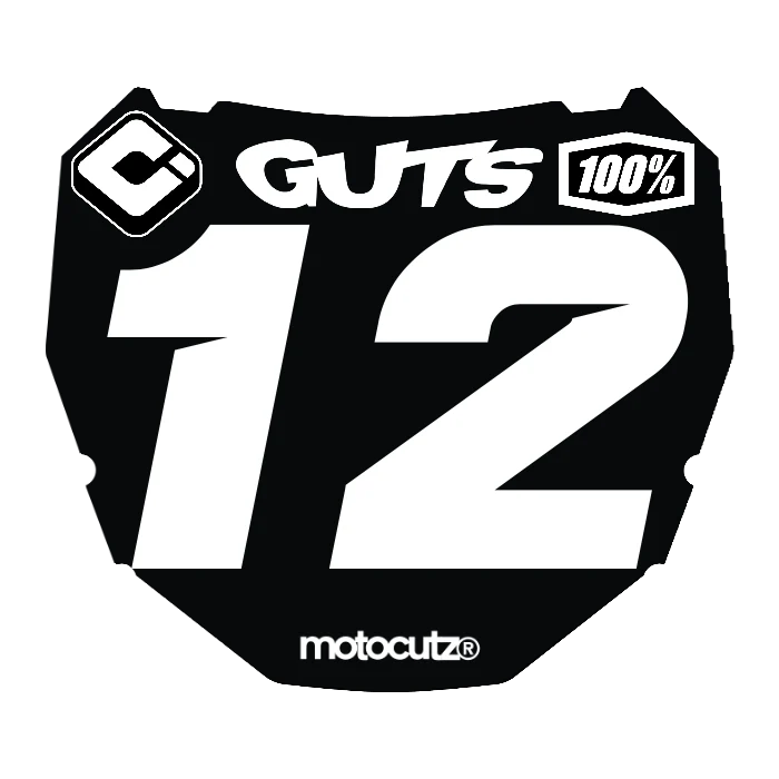 CUSTOM ODI NUMBER PLATE DECAL