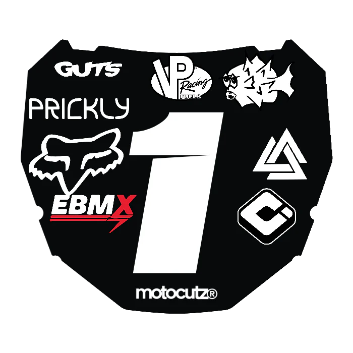 CUSTOM ODI NUMBER PLATE DECAL