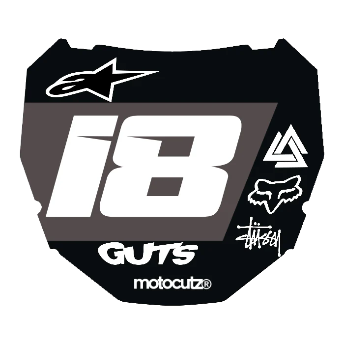 CUSTOM ODI NUMBER PLATE DECAL