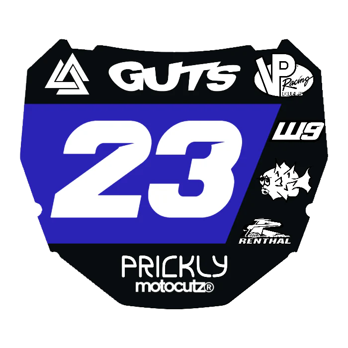 CUSTOM ODI NUMBER PLATE DECAL