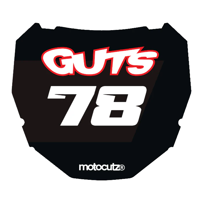 CUSTOM ODI NUMBER PLATE DECAL