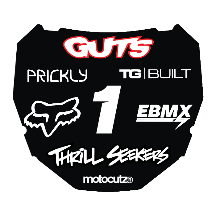 CUSTOM ODI NUMBER PLATE DECAL