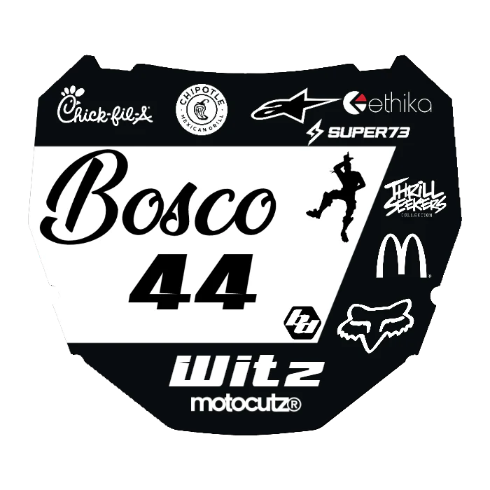 CUSTOM ODI NUMBER PLATE DECAL