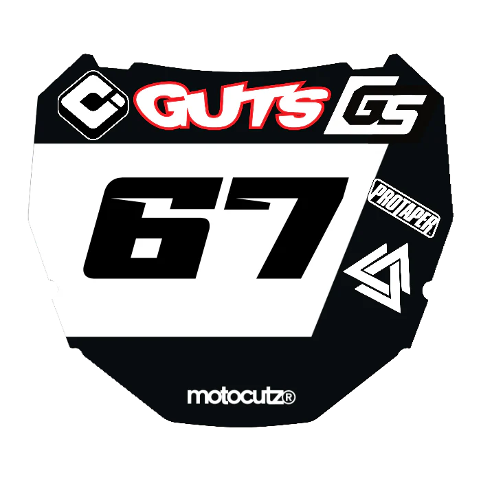 CUSTOM ODI NUMBER PLATE DECAL