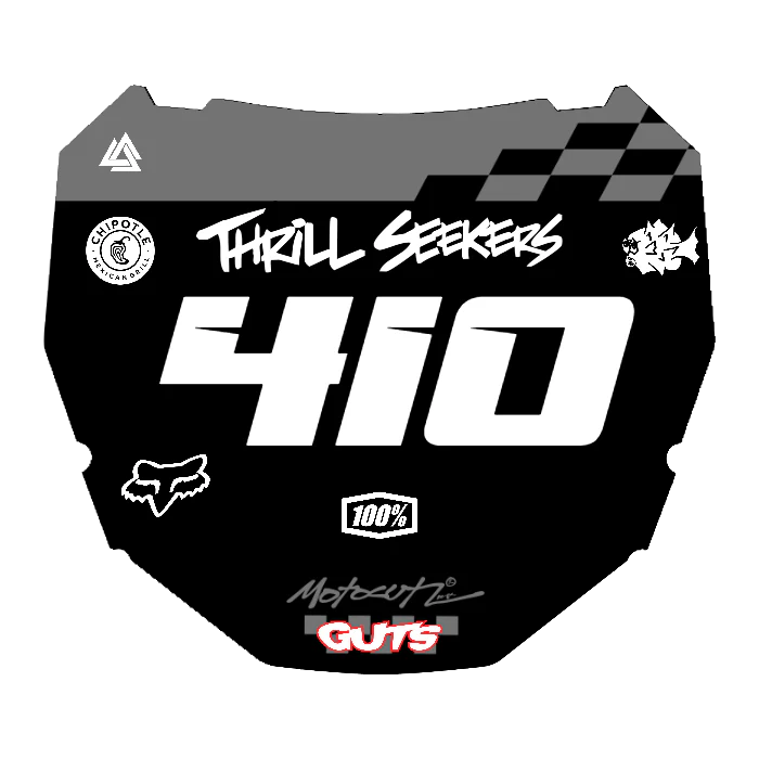 CUSTOM ODI NUMBER PLATE DECAL