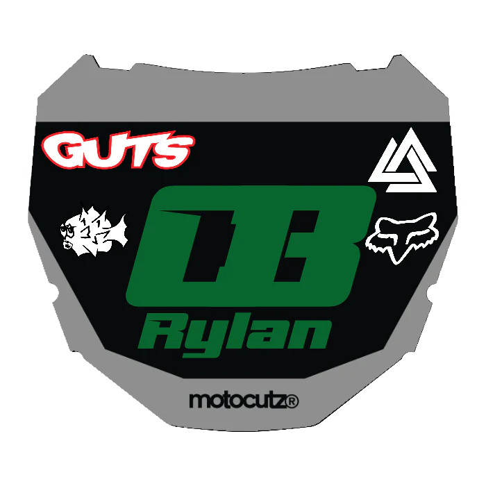 CUSTOM ODI NUMBER PLATE DECAL