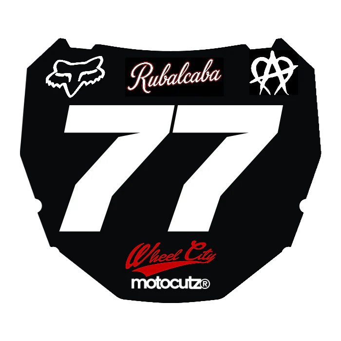 CUSTOM ODI NUMBER PLATE DECAL