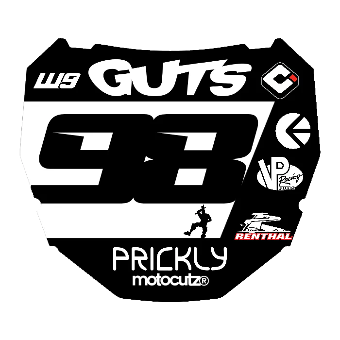 CUSTOM ODI NUMBER PLATE DECAL