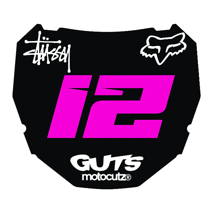 CUSTOM ODI NUMBER PLATE DECAL