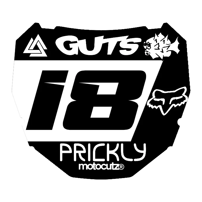 CUSTOM ODI NUMBER PLATE DECAL