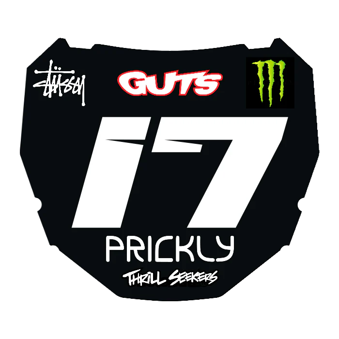 CUSTOM ODI NUMBER PLATE DECAL