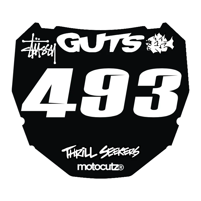 CUSTOM ODI NUMBER PLATE DECAL
