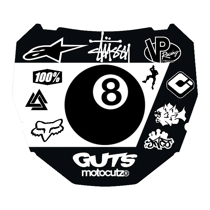 CUSTOM ODI NUMBER PLATE DECAL