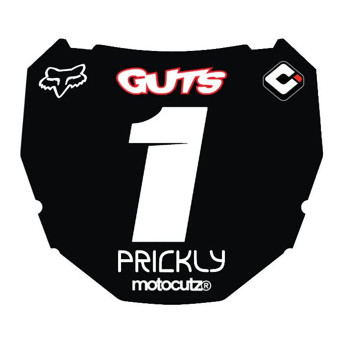 CUSTOM ODI NUMBER PLATE DECAL