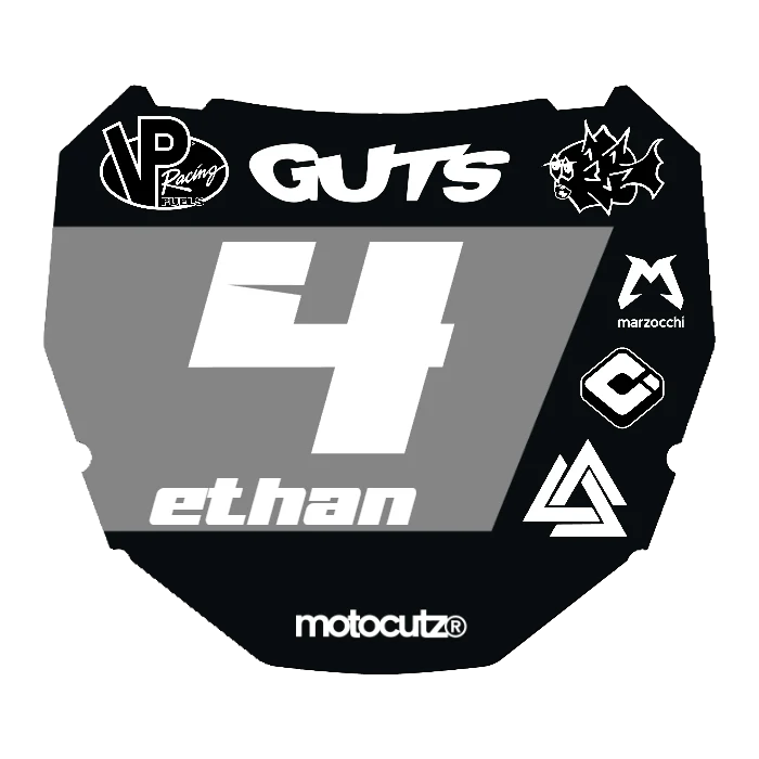 CUSTOM ODI NUMBER PLATE DECAL
