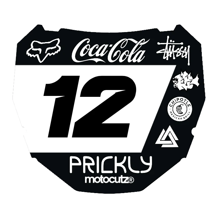 CUSTOM ODI NUMBER PLATE DECAL