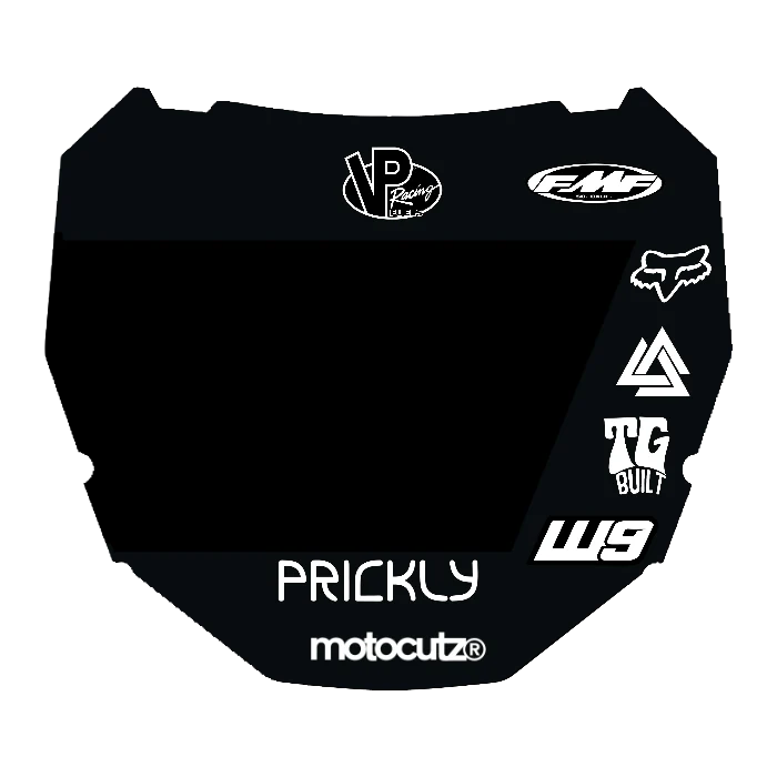 CUSTOM ODI NUMBER PLATE DECAL