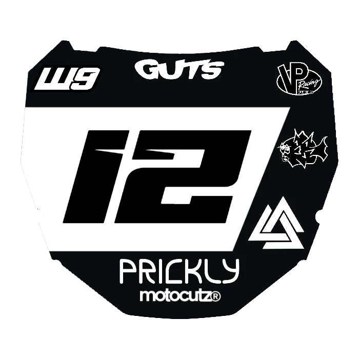 CUSTOM ODI NUMBER PLATE DECAL