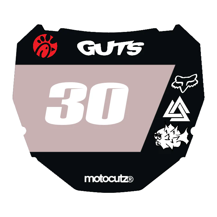 CUSTOM ODI NUMBER PLATE DECAL