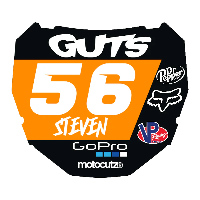 CUSTOM ODI NUMBER PLATE DECAL