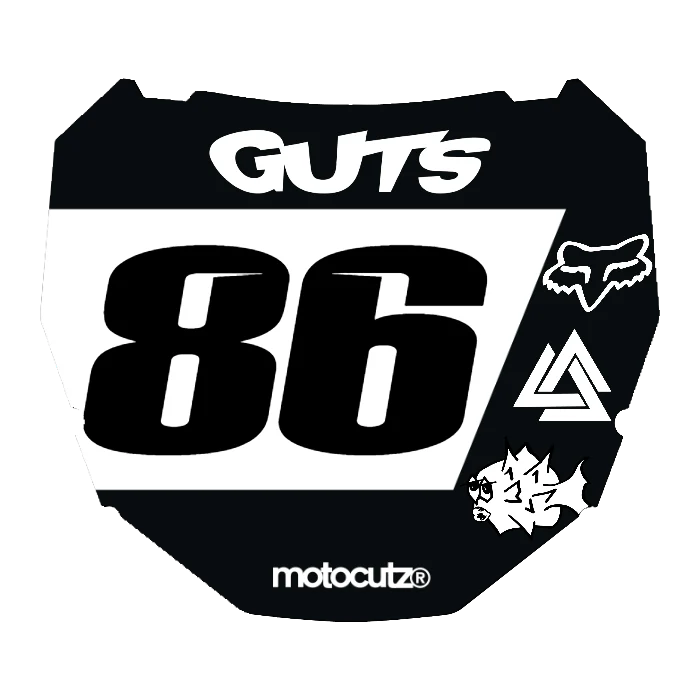 CUSTOM ODI NUMBER PLATE DECAL