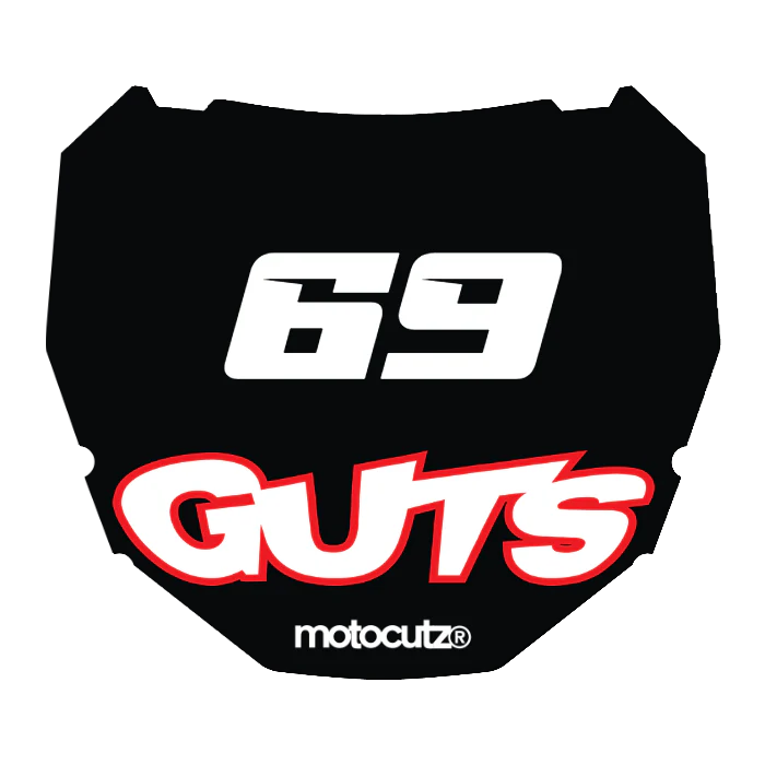 CUSTOM ODI NUMBER PLATE DECAL