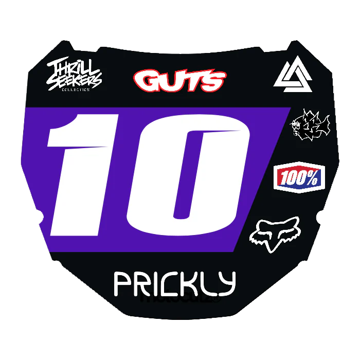 CUSTOM ODI NUMBER PLATE DECAL