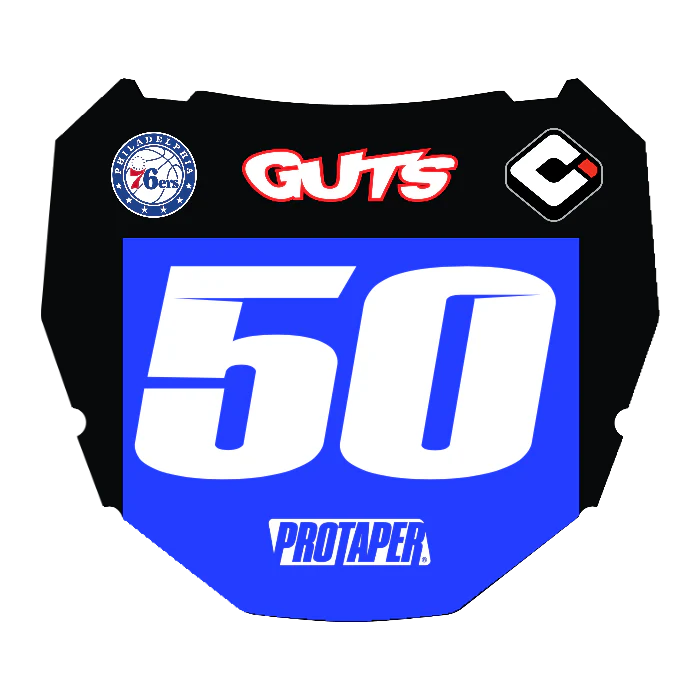 CUSTOM ODI NUMBER PLATE DECAL