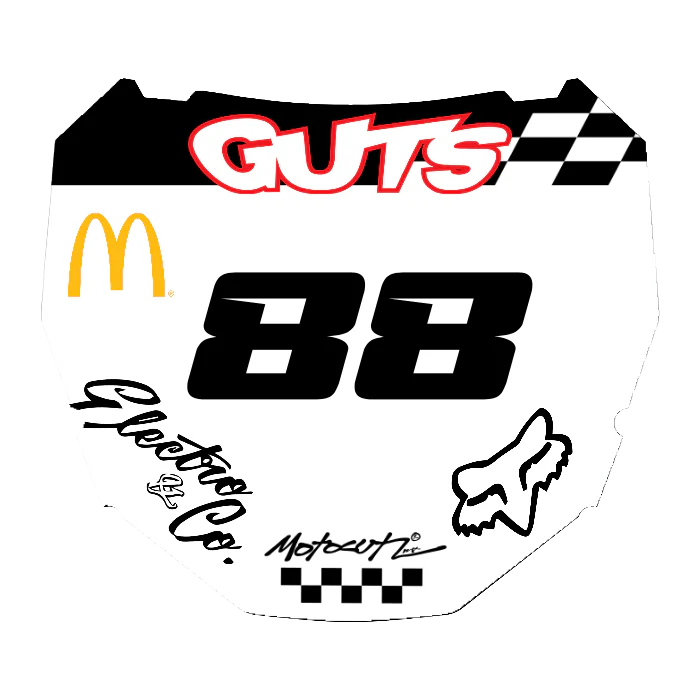 CUSTOM ODI NUMBER PLATE DECAL