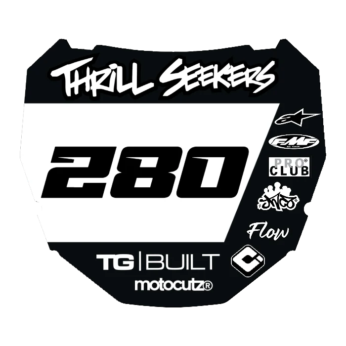 CUSTOM ODI NUMBER PLATE DECAL