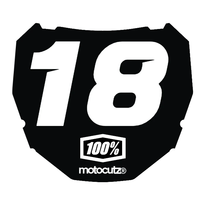 CUSTOM ODI NUMBER PLATE DECAL