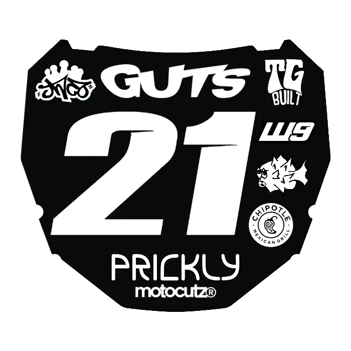 CUSTOM ODI NUMBER PLATE DECAL