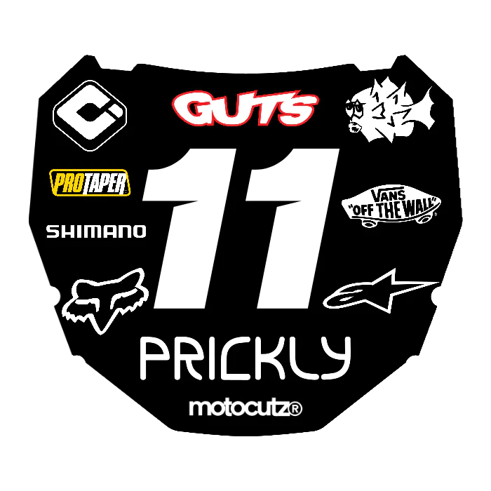 CUSTOM ODI NUMBER PLATE DECAL
