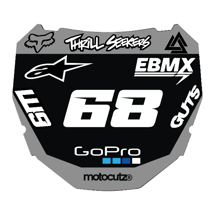 CUSTOM ODI NUMBER PLATE DECAL