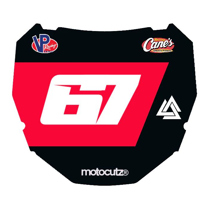 CUSTOM ODI NUMBER PLATE DECAL