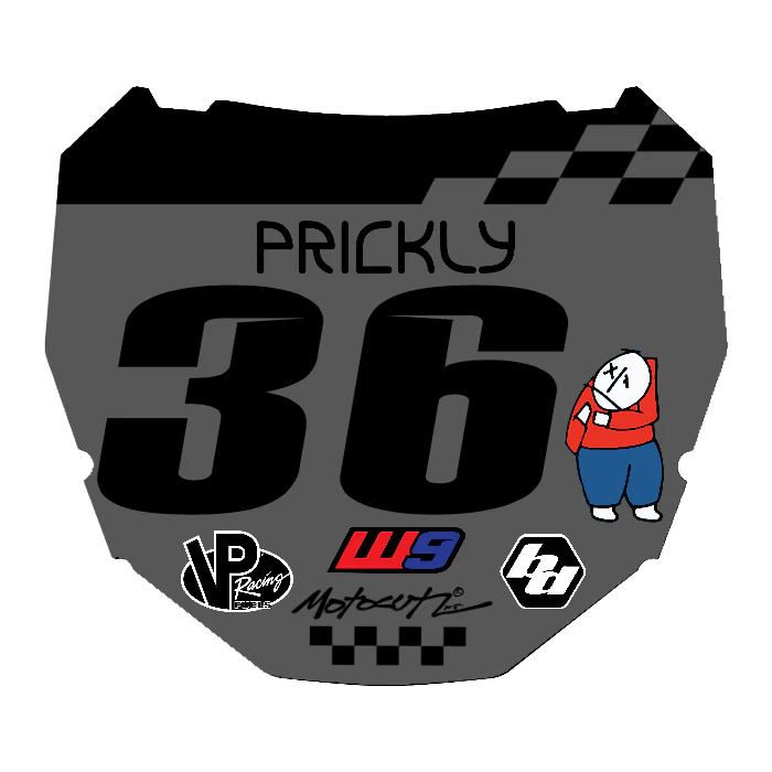 CUSTOM ODI NUMBER PLATE DECAL