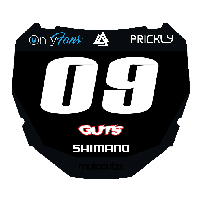 CUSTOM ODI NUMBER PLATE DECAL