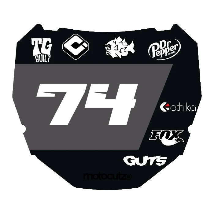 CUSTOM ODI NUMBER PLATE DECAL