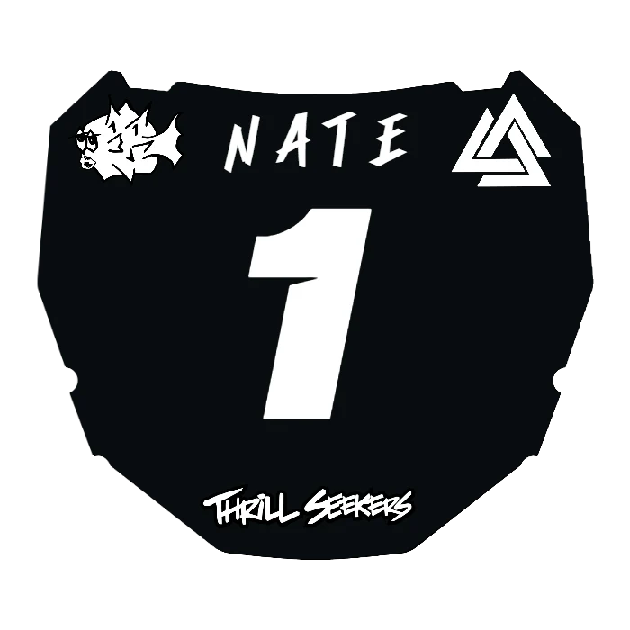 CUSTOM ODI NUMBER PLATE DECAL