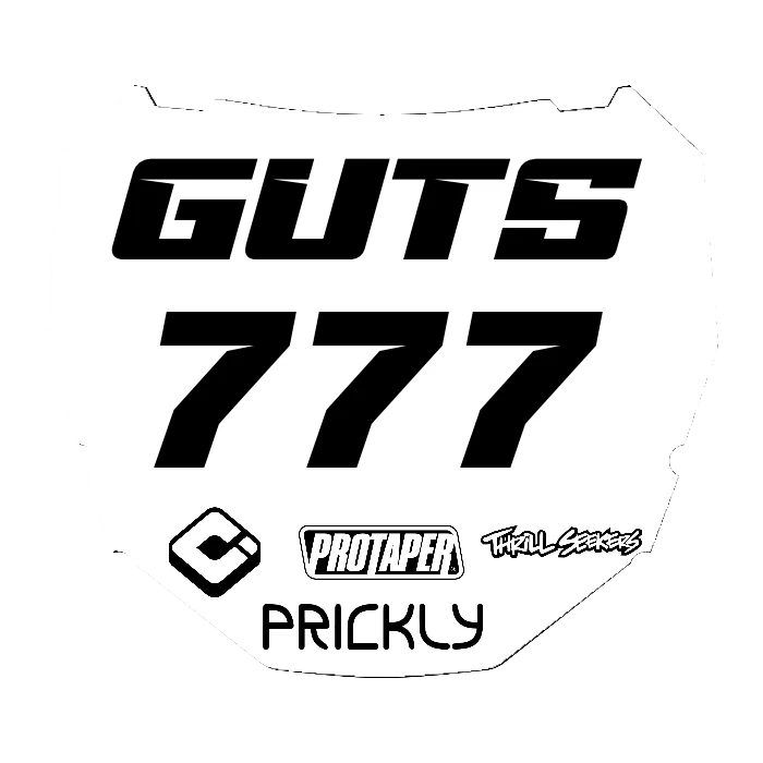 CUSTOM ODI NUMBER PLATE DECAL