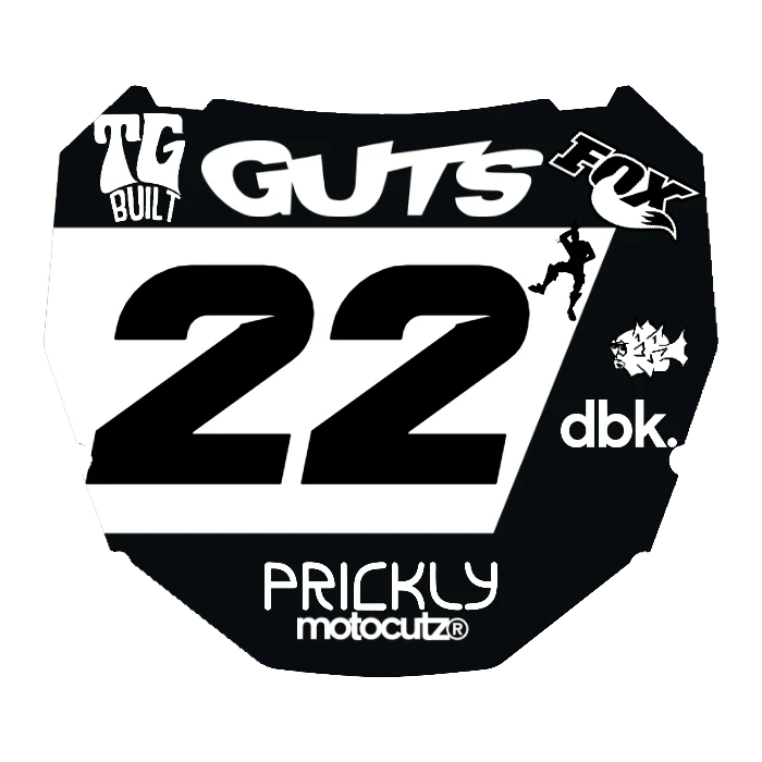 CUSTOM ODI NUMBER PLATE DECAL
