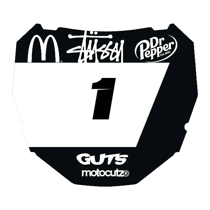 CUSTOM ODI NUMBER PLATE DECAL