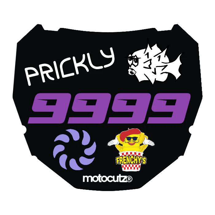 CUSTOM ODI NUMBER PLATE DECAL